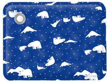 Pet Summer Cooling Pad, Ice Bear Shape, Suitable For Cats And Dogs, Washable And Portable Cooling Pad